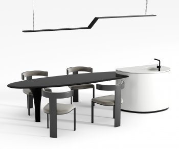 Modern Dining Table And Chairs-ID:832834011
