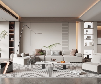 Modern A Living Room-ID:687416085