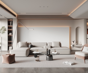 Modern A Living Room-ID:879203089
