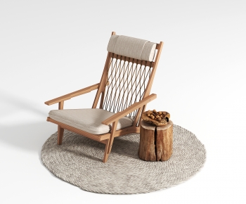Wabi-sabi Style Lounge Chair-ID:233929284