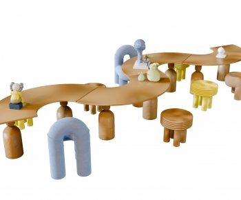 Nordic Style Children's Table/chair-ID:334733017
