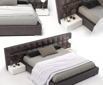 Modern Double Bed-ID:266536959
