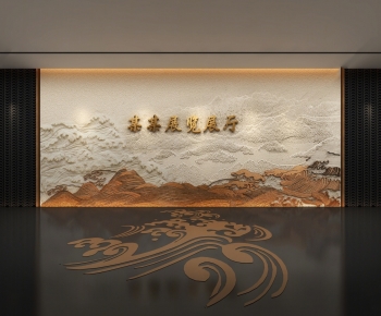 New Chinese Style Exhibition Hall-ID:847085956