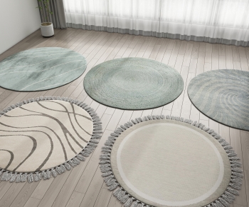 Modern Circular Carpet-ID:435812009