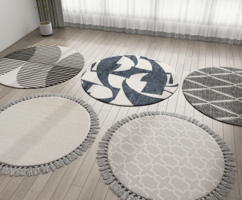 Modern Circular Carpet-ID:384835965
