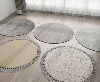 Modern Circular Carpet-ID:133502019