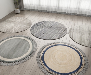 Modern Circular Carpet-ID:414479025