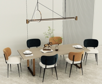 Modern Dining Table And Chairs-ID:892889989