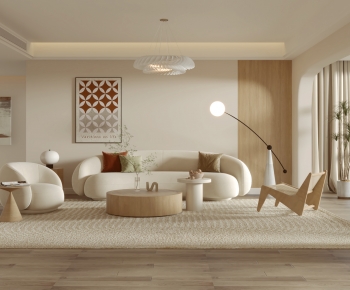 Nordic Style A Living Room-ID:734996084