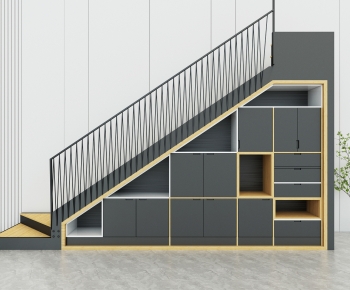 Industrial Style Staircase-ID:705538038
