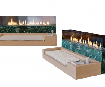 Nordic Style Fireplace-ID:793591989