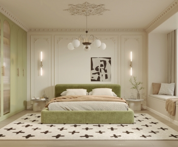 French Style Bedroom-ID:817260987