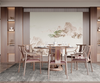 New Chinese Style Dining Room-ID:659573084