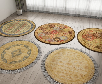 Chinese Style Circular Carpet-ID:804007056
