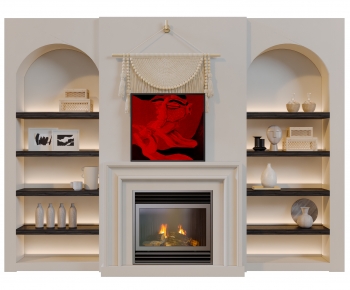 Nordic Style Fireplace-ID:854508957