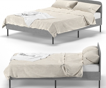 Modern Double Bed-ID:578325998