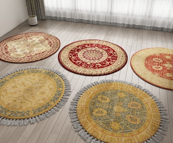 Chinese Style Circular Carpet-ID:777163039