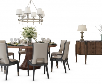 Modern Dining Table And Chairs-ID:803940367