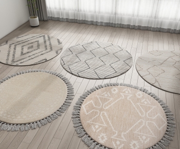 Modern Circular Carpet-ID:988492972