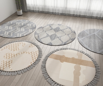 Modern Circular Carpet-ID:989569907