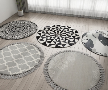 Modern Circular Carpet-ID:675602918