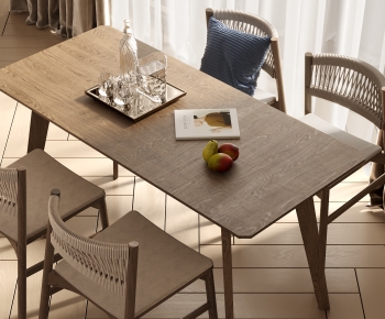 Modern Dining Table And Chairs-ID:317718031