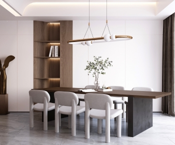 Modern Dining Table And Chairs-ID:866055979
