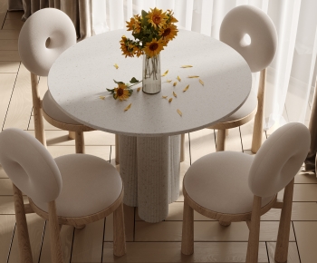 Modern Dining Table And Chairs-ID:911370045