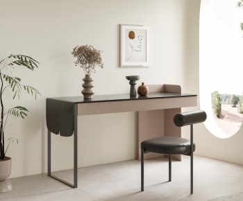 Modern Computer Desk And Chair-ID:911372903