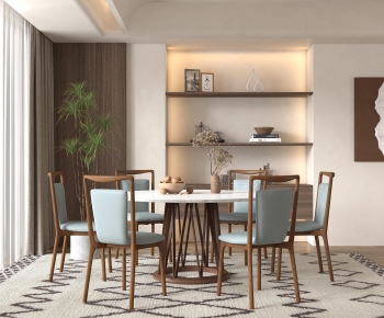 Nordic Style Dining Table And Chairs-ID:718111048