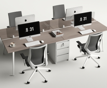 Modern Office Desk And Chair-ID:556607961