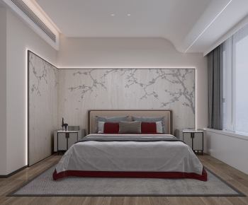 New Chinese Style Bedroom-ID:747876888