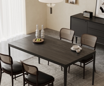 Modern Dining Table And Chairs-ID:227658993