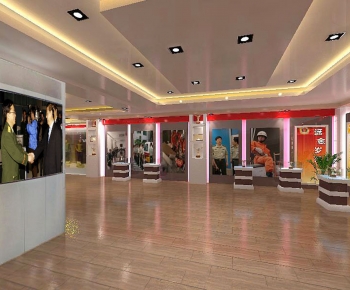 Modern Exhibition Hall-ID:545649054