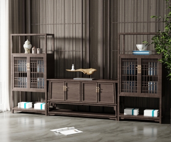 New Chinese Style Bookcase-ID:962455994