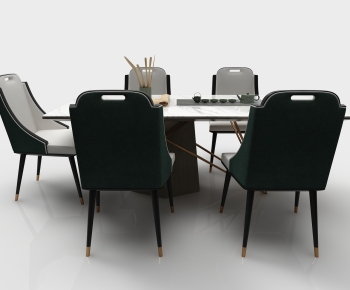Modern Dining Table And Chairs-ID:659596921