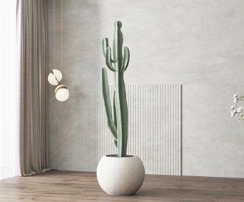 Modern Ground Green Plant Potted Plants-ID:122534045