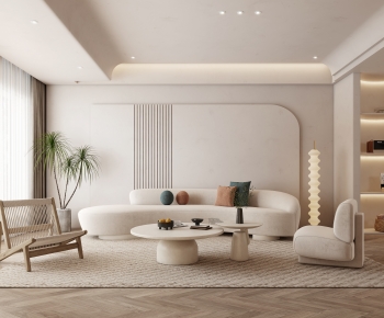 Wabi-sabi Style A Living Room-ID:315124994