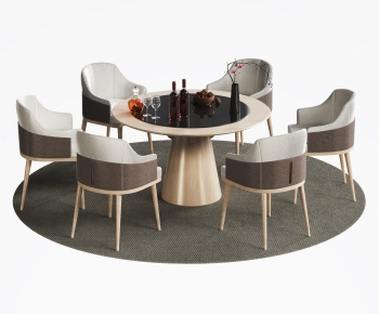 Modern Dining Table And Chairs-ID:572360992