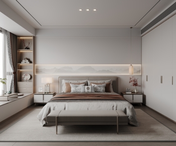 New Chinese Style Bedroom-ID:275228027