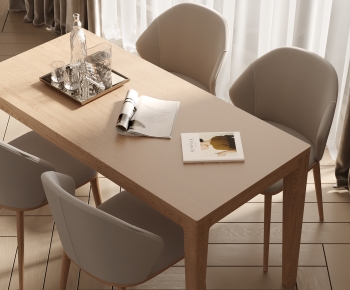 Modern Dining Table And Chairs-ID:815279594