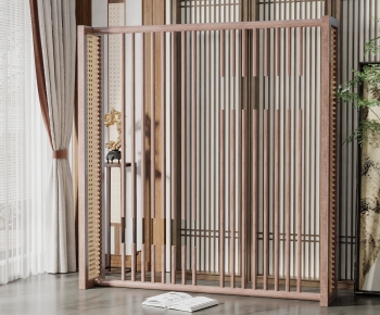 New Chinese Style Wooden Screen Partition-ID:855582958