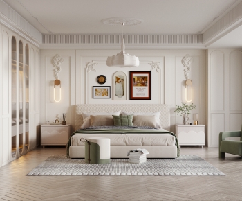 French Style Bedroom-ID:871088984