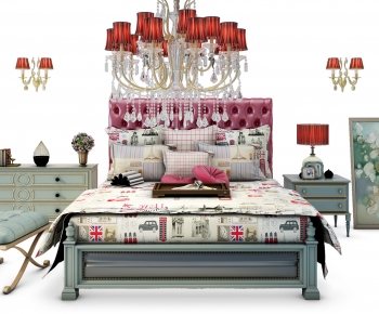 European Style Double Bed-ID:215698963
