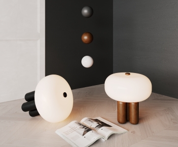 Wabi-sabi Style Table Lamp-ID:301074981