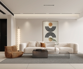 Modern A Living Room-ID:621180571