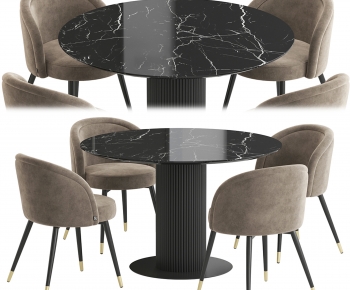 Modern Dining Table And Chairs-ID:494164942