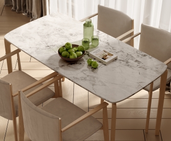 Modern Dining Table And Chairs-ID:490987062