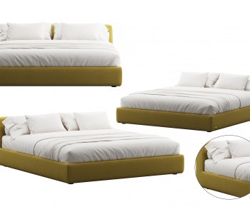 Modern Double Bed-ID:309693105