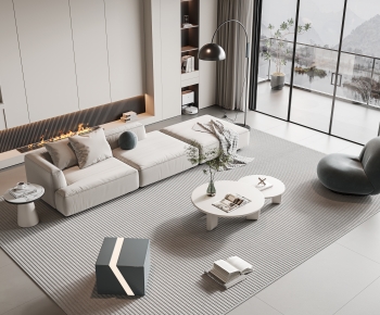 Modern A Living Room-ID:584095958